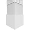 Ekena Millwork Craftsman Classic Square Non-Tapered Atlas Fretwork Column w/ Standard Capital & Standard Base CC0810ENATLCSCS - alternate 5